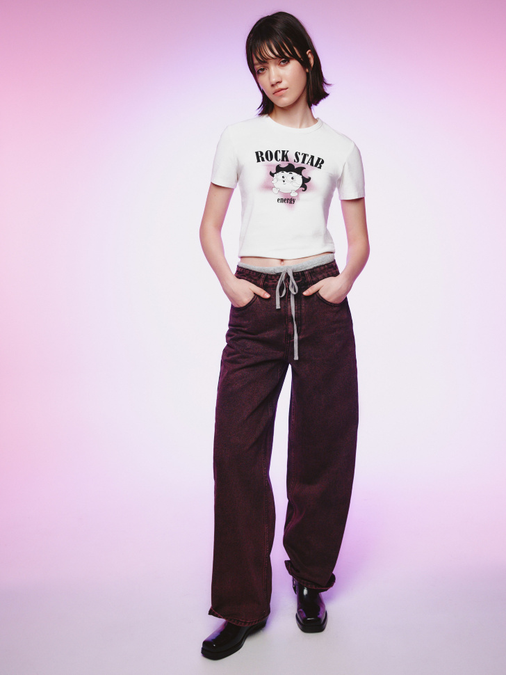 

Джинсы Loose fit из линейки SELA Young, SL6802211401