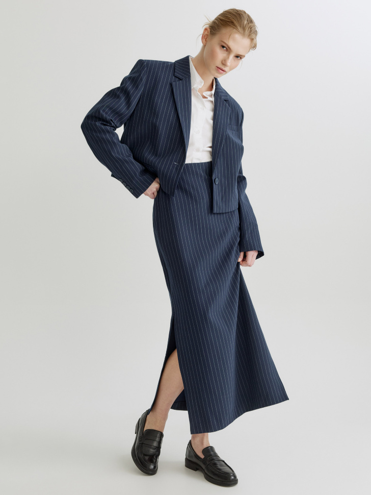 Юбка макси Sela, синий, арт. 41429