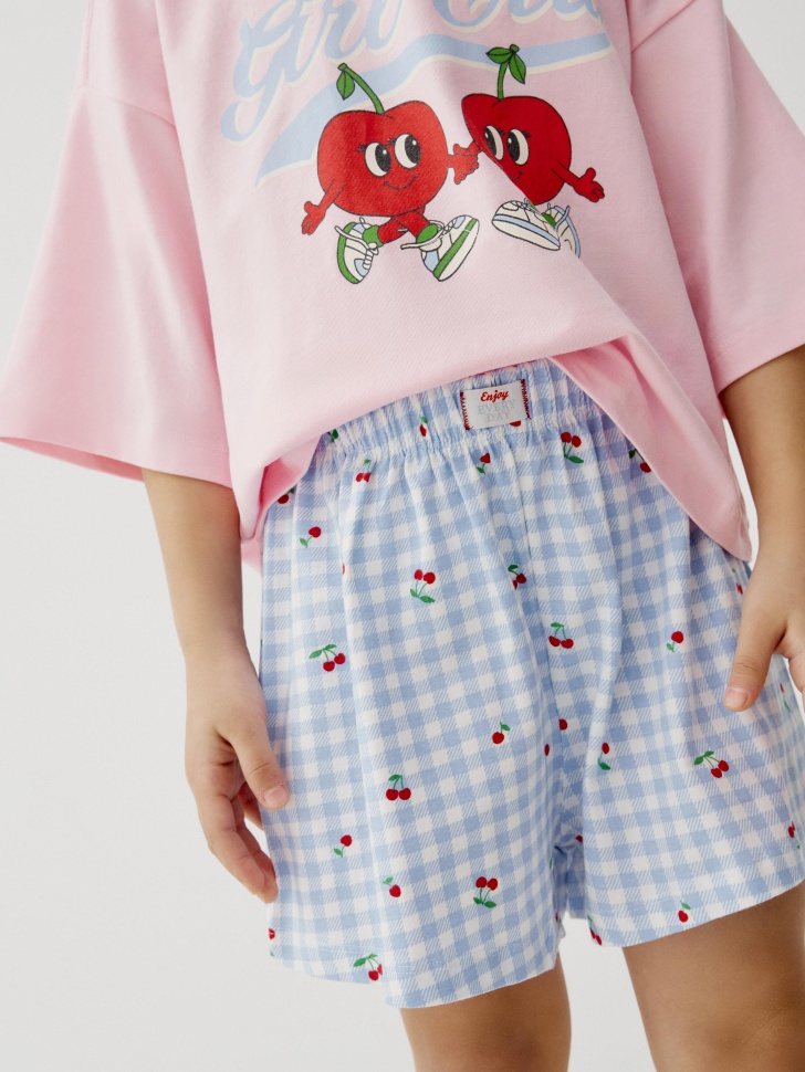 пижама с принтом для девочек по цене 1699 руб вид справа