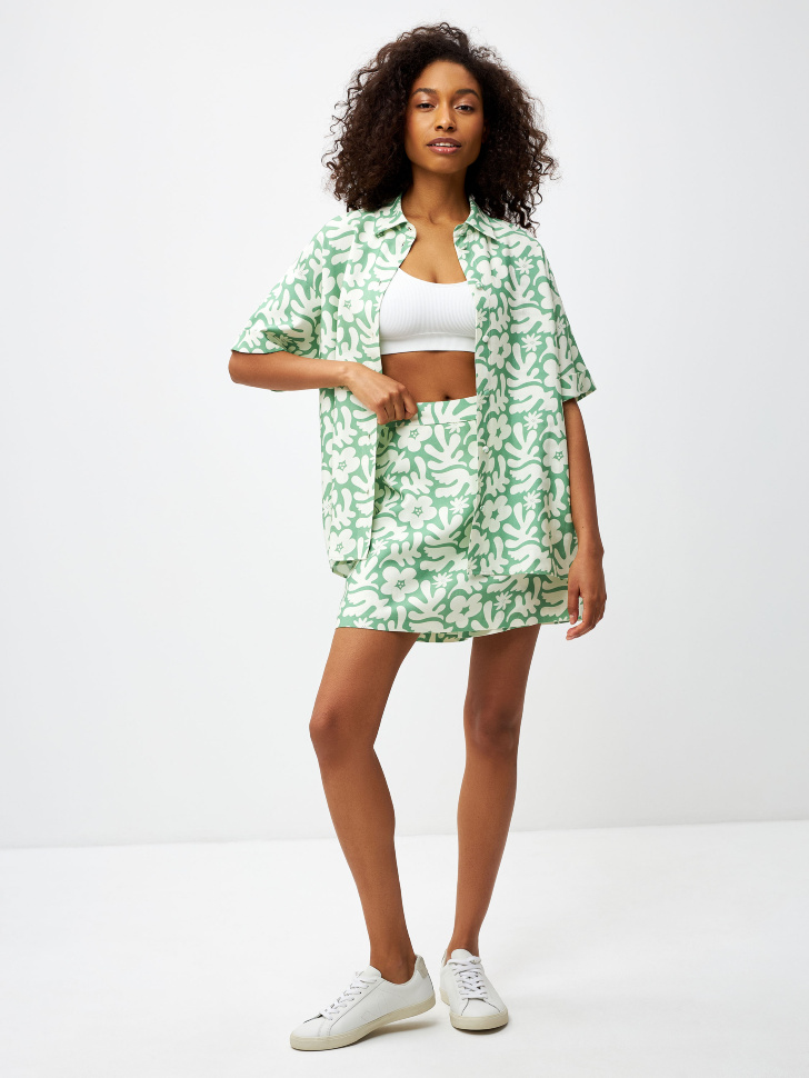 

Юбка-шорты с принтом sela x Nina Pu