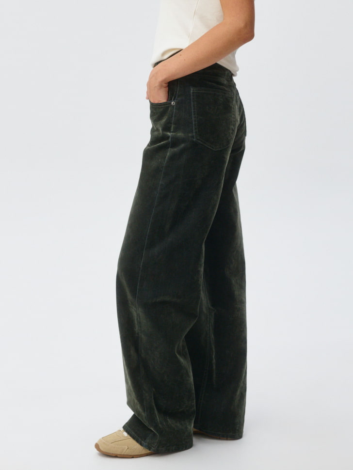 джинсы loose straight с флоковым покрытием 4680798723624 в интернет магазине