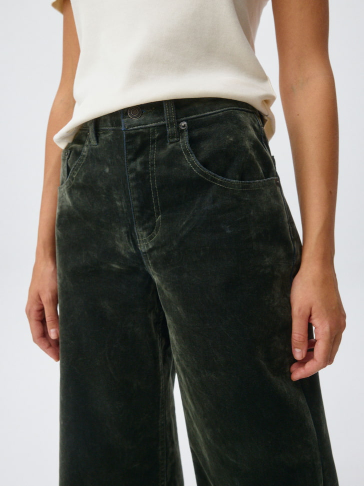 джинсы loose straight с флоковым покрытием 4680798723624 купить с доставкой