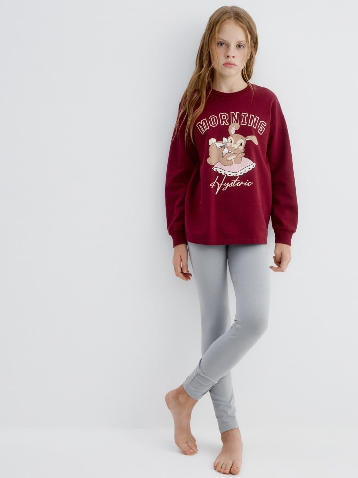 пижама с принтом для девочек 4680798744964 по акции