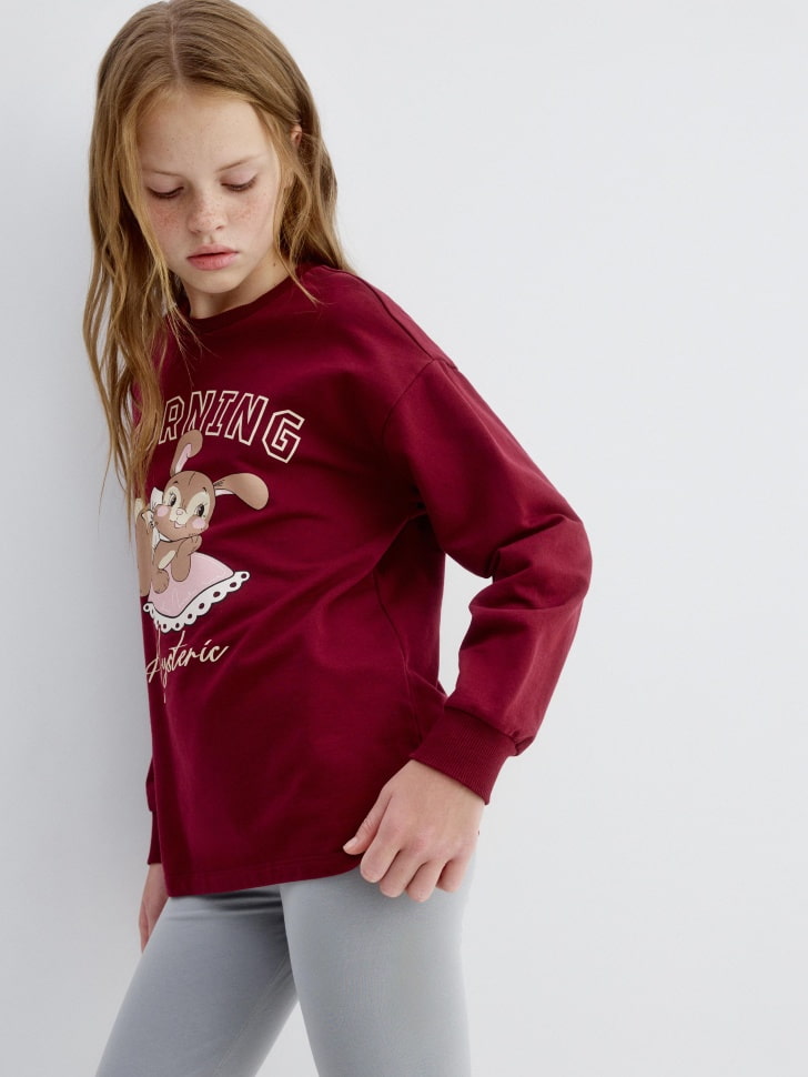 пижама с принтом для девочек 4680798744964 в интернет магазине