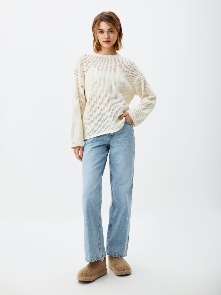 

Джинсы WIDE LEG со стрелками