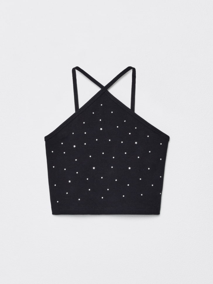 топ с горловиной халтер для девочек 4680798785646 фотография