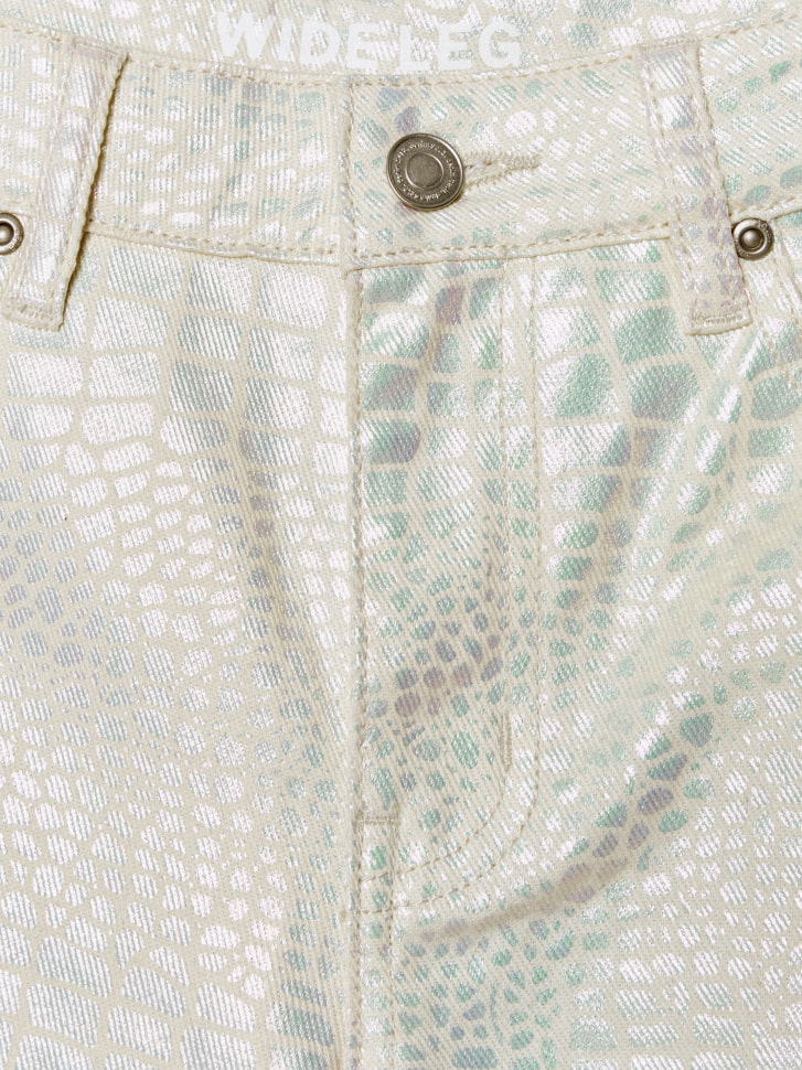 джинсы wide leg с анималистичным принтом для девочек 4680798580739 с промокодом