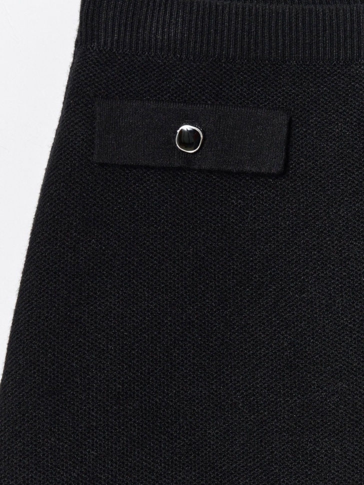 короткая вязаная юбка для девочек из россии вид сбоку