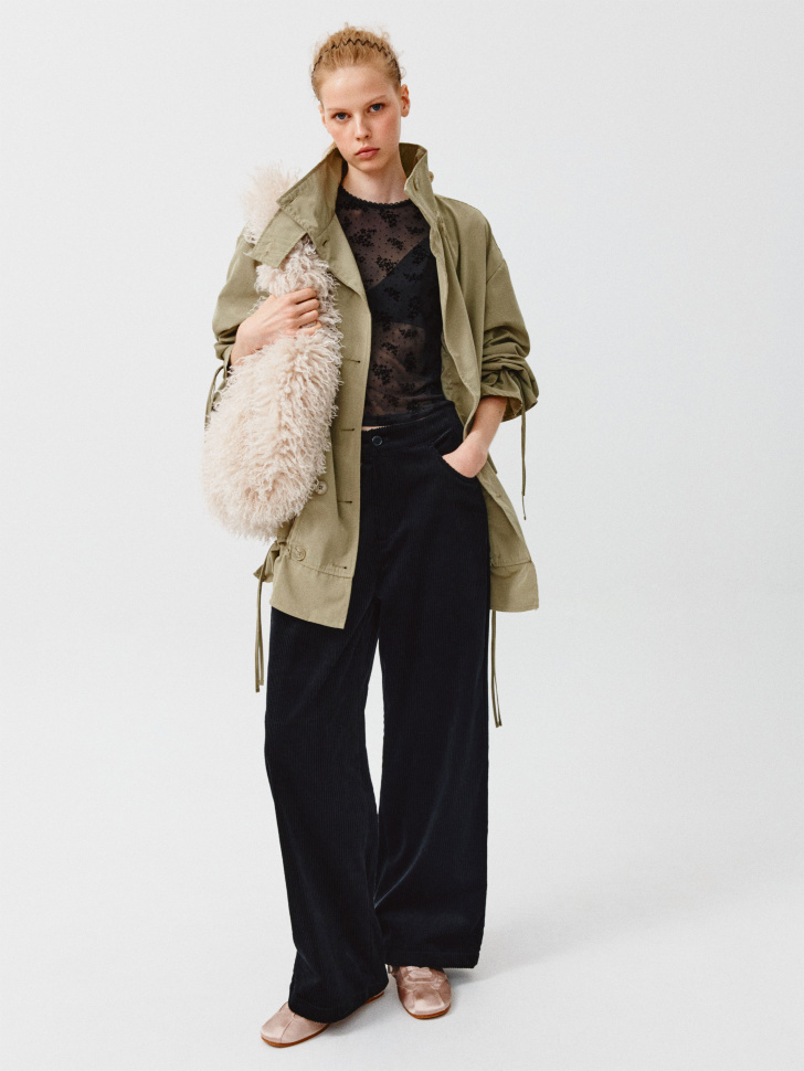 

Вельветовые брюки из линейки SELA Young, SL6808211504