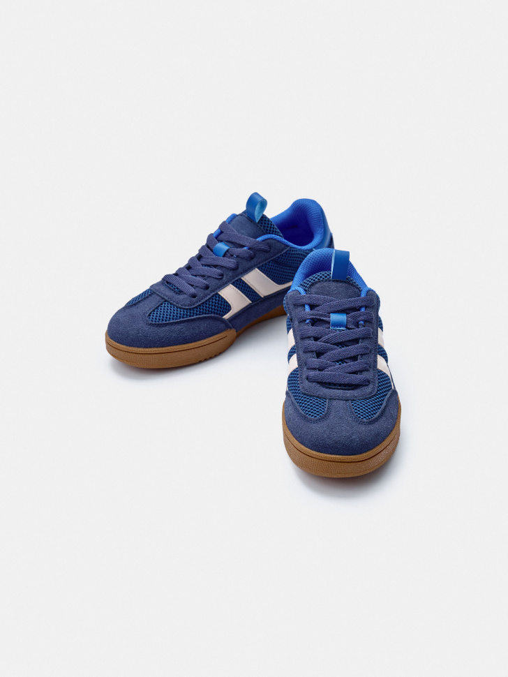 комбинированные кеды для мальчиков из россии вид сбоку