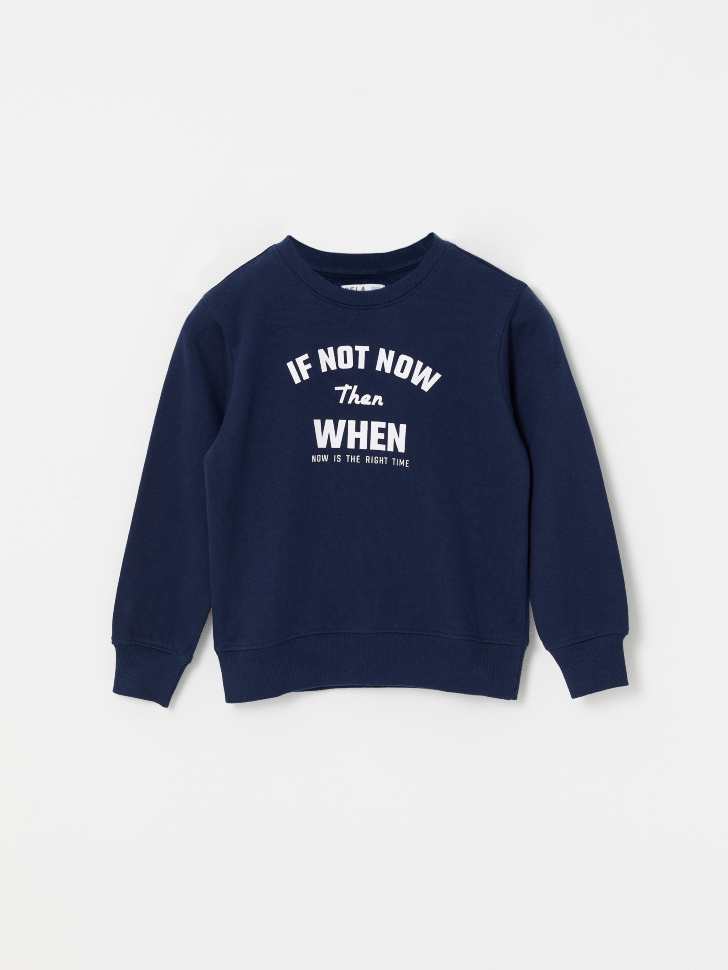 

Свитшот с принтом для мальчиков, Синий