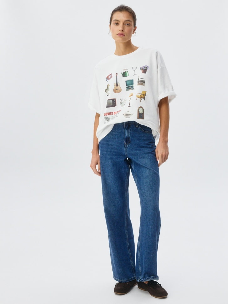 Джинсы Straight Fit. Фото №2