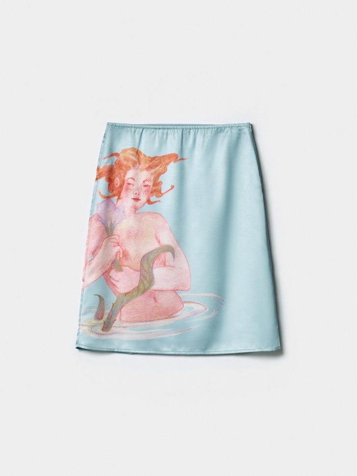 юбка из коллекции art people с анастасией рыбаковой из проверенных материалов спереди