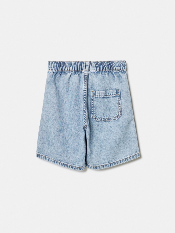 джинсовые шорты на резинке для мальчиков по цене 1299 руб вид справа