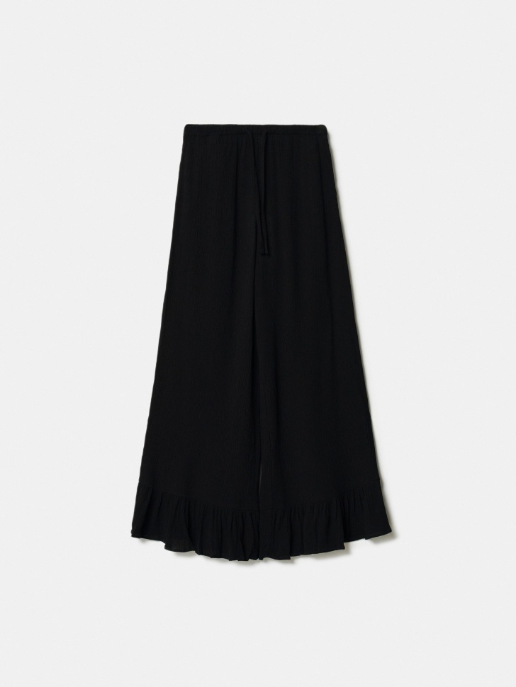 Брюки Sela для девочек, черный, арт. 49436