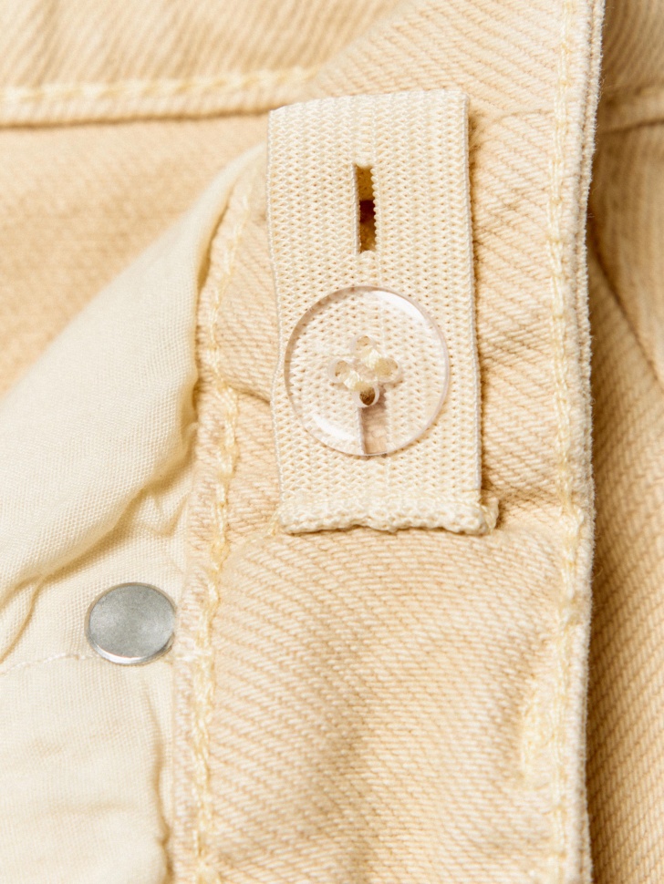 свободные шорты из твила для мальчиков из хлопка спереди