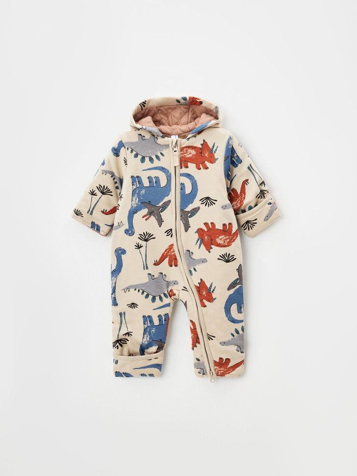 

Утепленный комбинезон с капюшоном для малышей