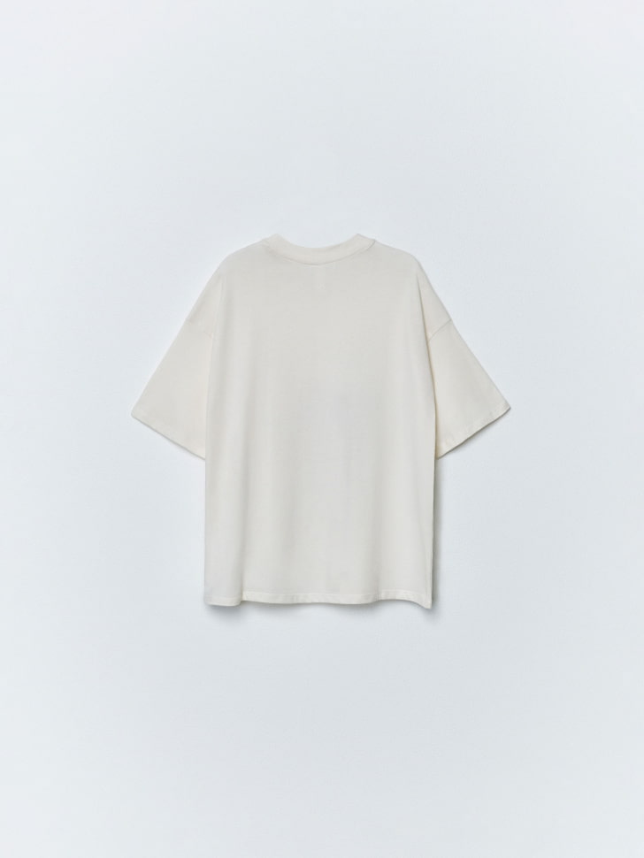 футболка оверсайз с принтом для девочек 4680798752525 по акции