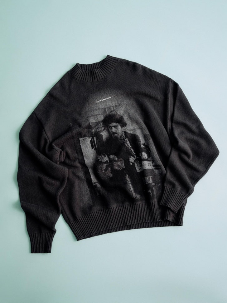 вязаный джемпер с принтом из коллекции  x мосфильм 4610517101563 фотография