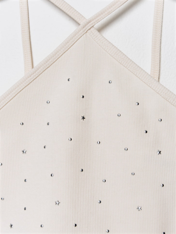 топ с горловиной халтер для девочек 4680798785561 в интернет магазине