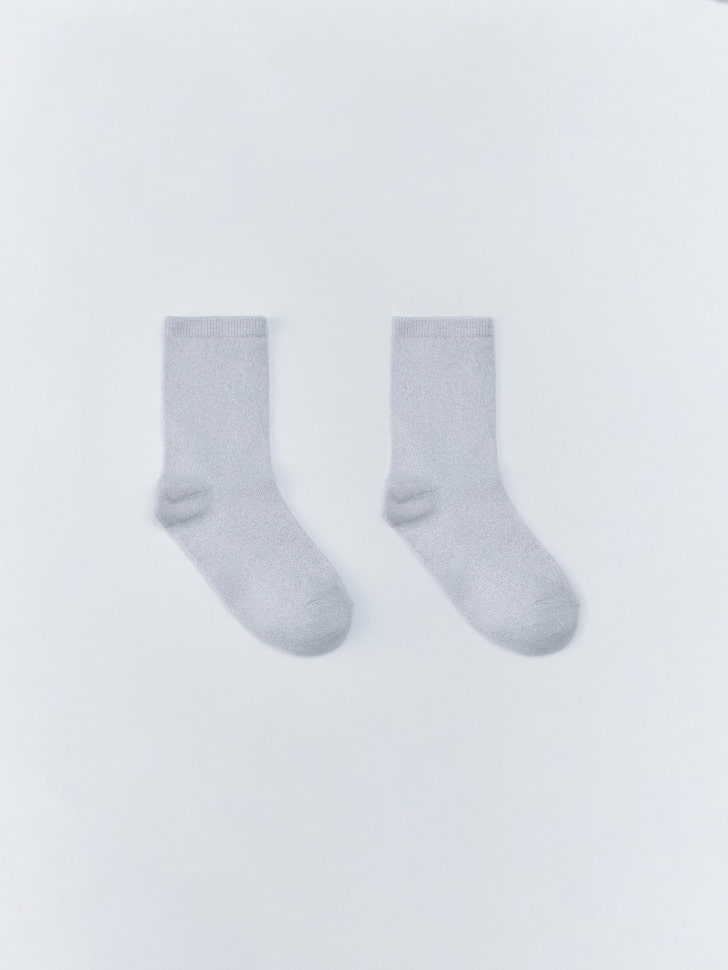 

Высокие носки с люрексом для девочек, 5811172459