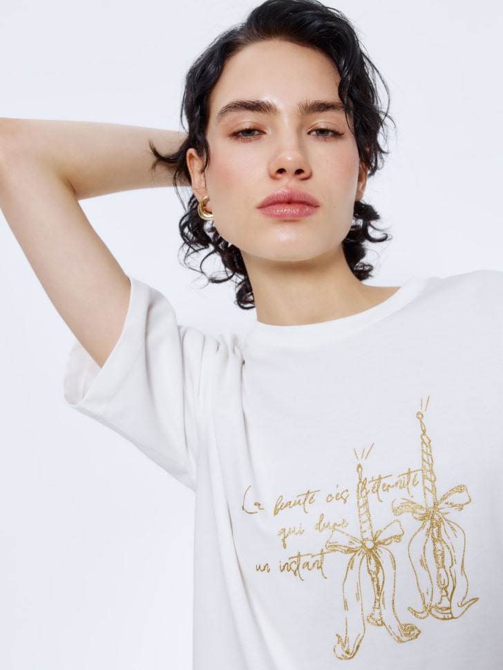 футболка оверсайз с принтом и патчем 4610517173911 с промокодом