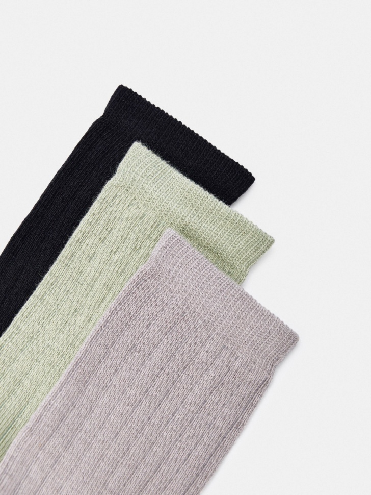 набор из 3 пар носков для мальчиков от бренда sela вид слева