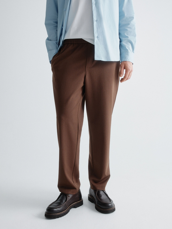 брюки slim fit со средней посадкой 4610517085719 в интернет магазине