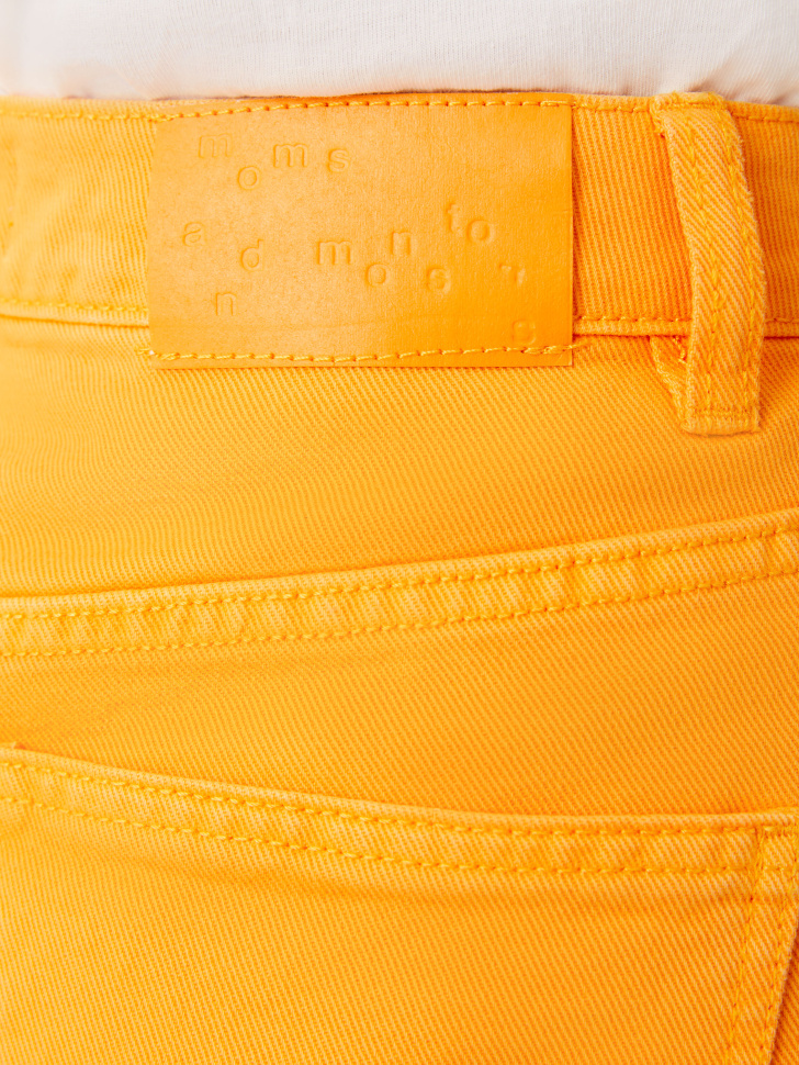 Цветные прямые джинсы (оранжевый, XS) sela 4680129200978 - фото 6