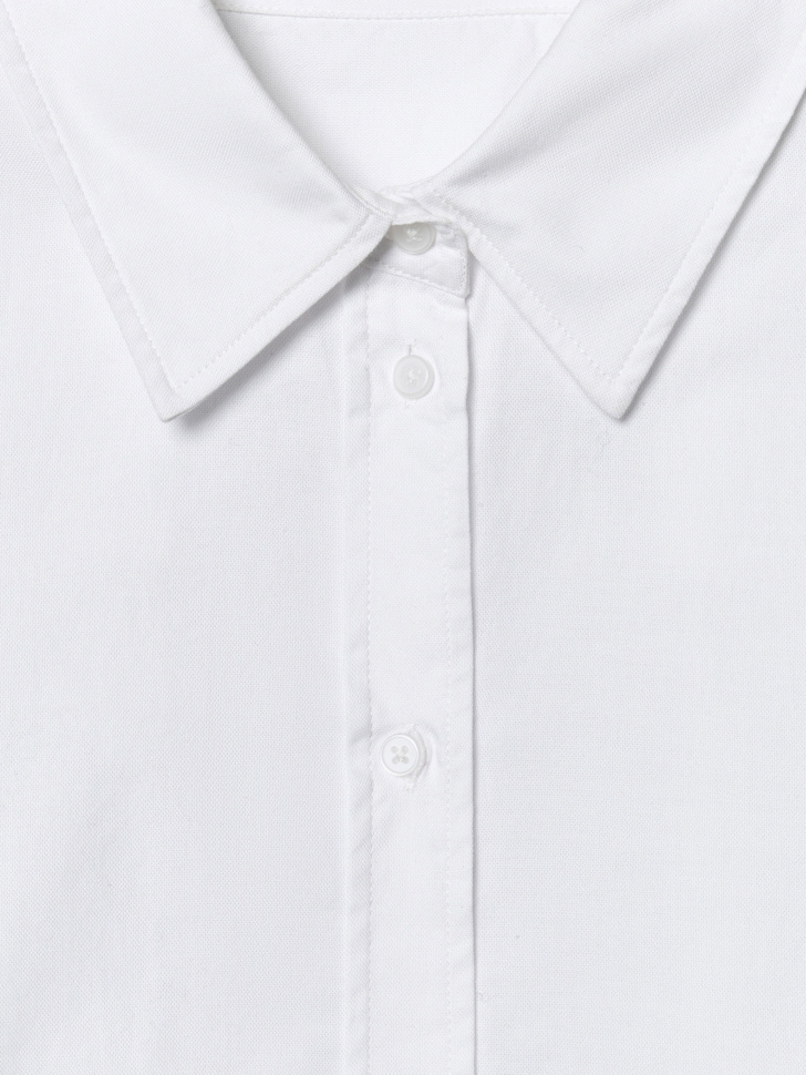 рубашка свободного кроя от бренда sela вид слева