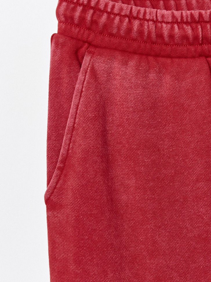 трикотажные брюки с аппликацией для девочек по цене 2599 руб вид справа