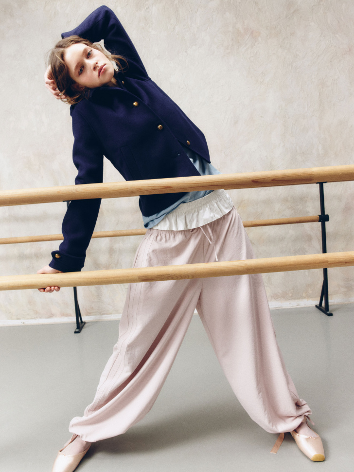 

Широкие брюки с завязками по низу из линейки SELA Young, SL6803211504