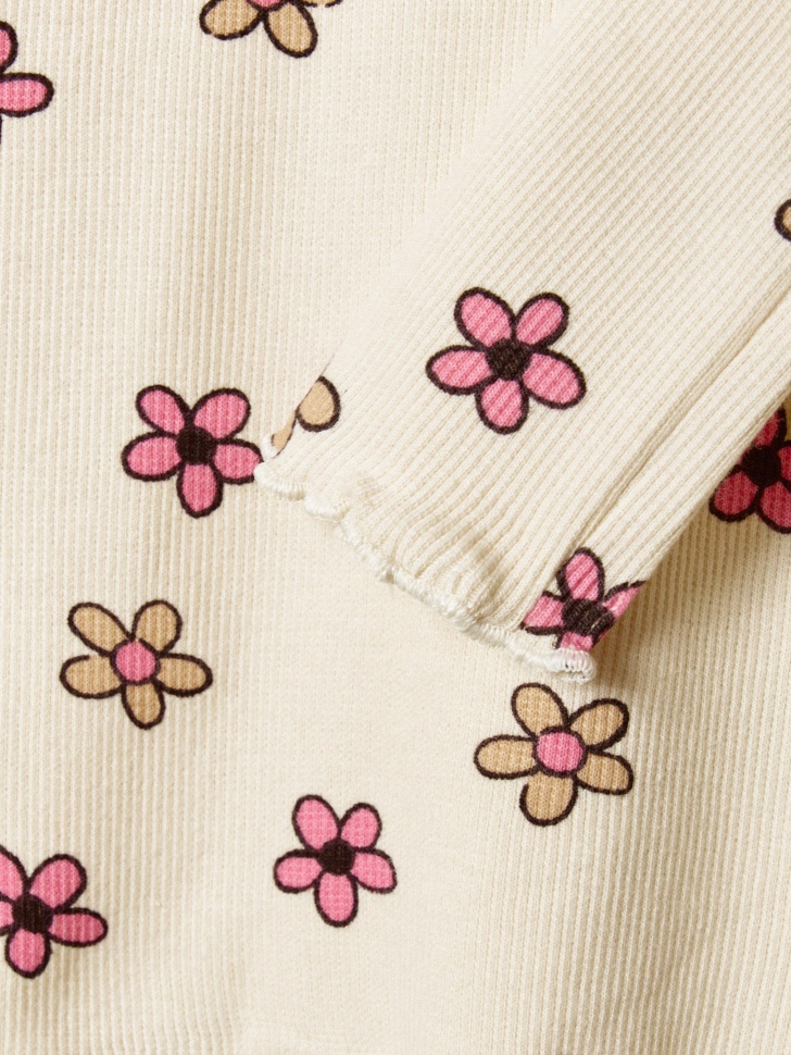 лонгслив с принтом для девочек по цене 899 руб вид справа