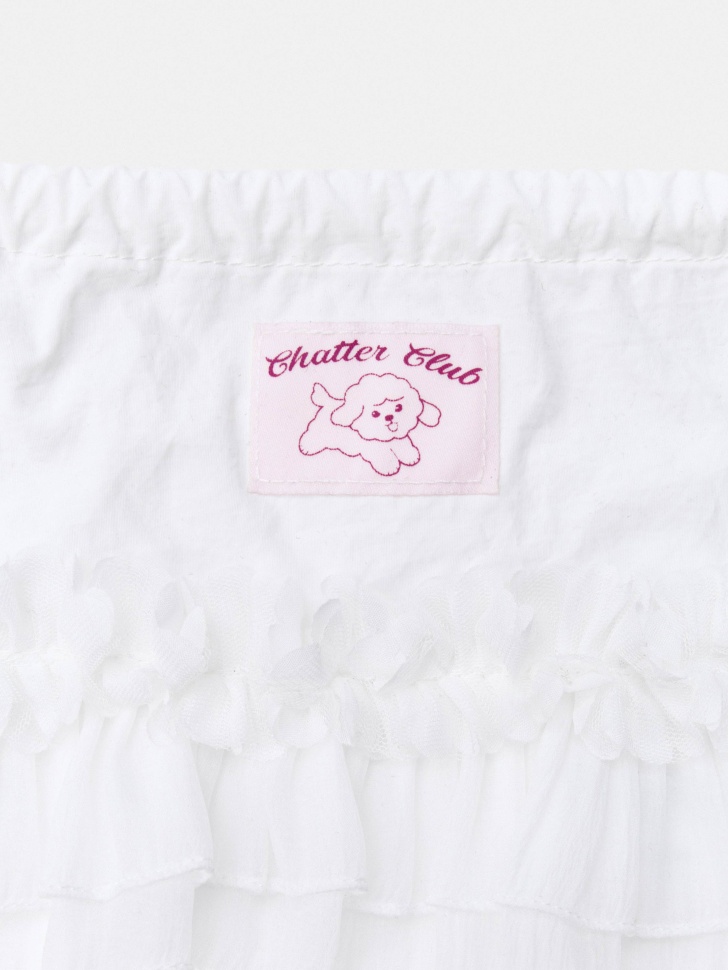 рюкзак-мешок с рюшами для девочек по цене 1399 руб вид справа