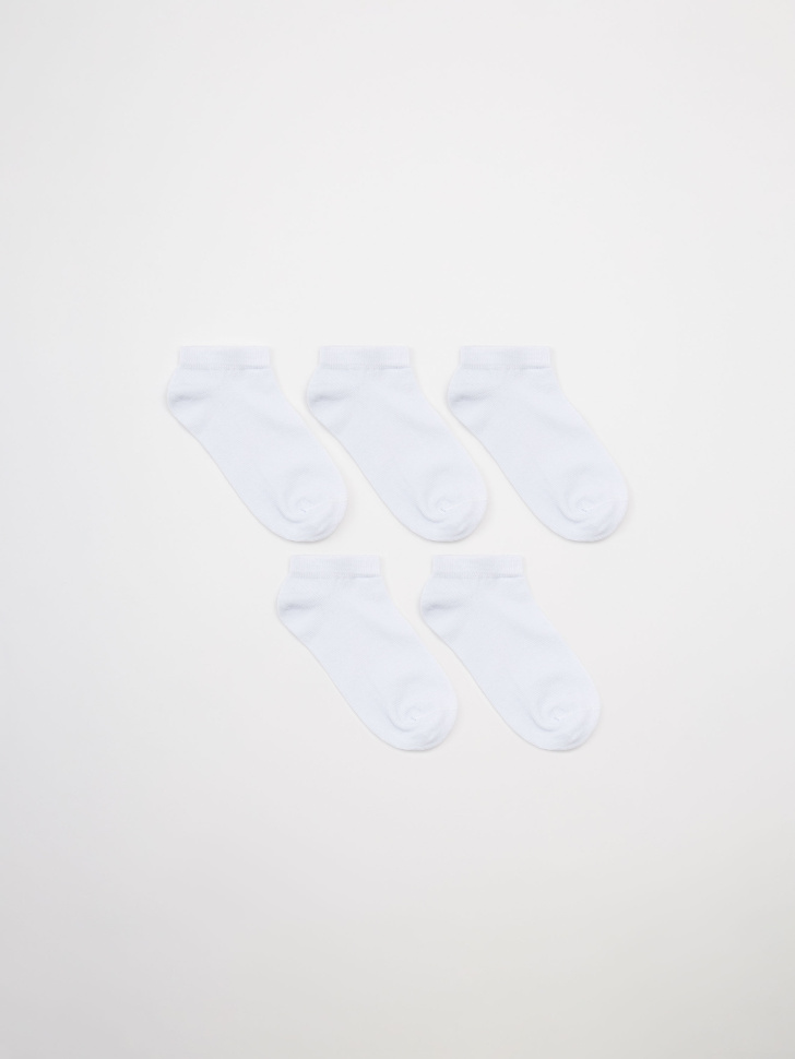 Набор из 5 пар носков для женщин (белый, 23-25)