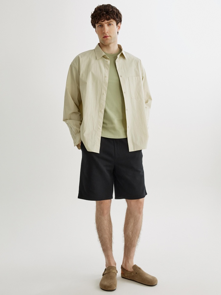 базовая облегающая футболка от бренда sela вид слева