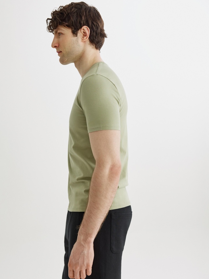 базовая облегающая футболка по цене 1299 руб вид справа