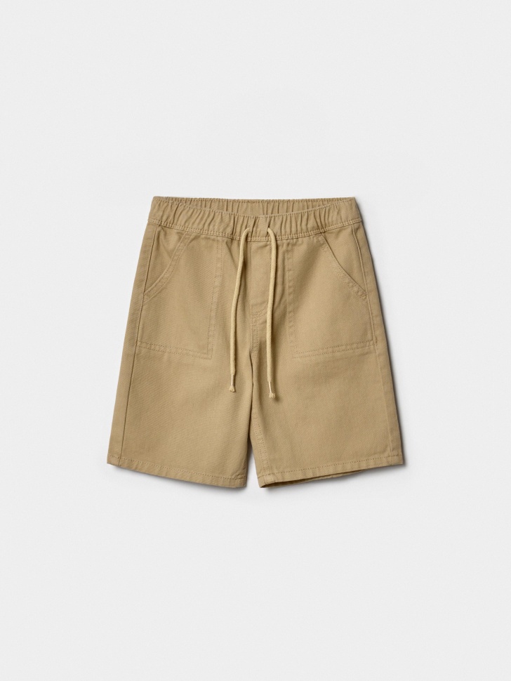 Джинсовые шорты Sela для мальчика, бежевый, арт. 49483