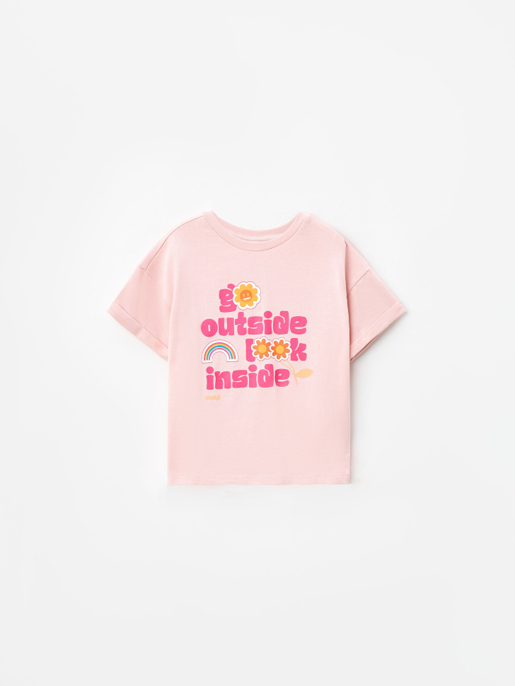 

Футболка с принтом для девочек