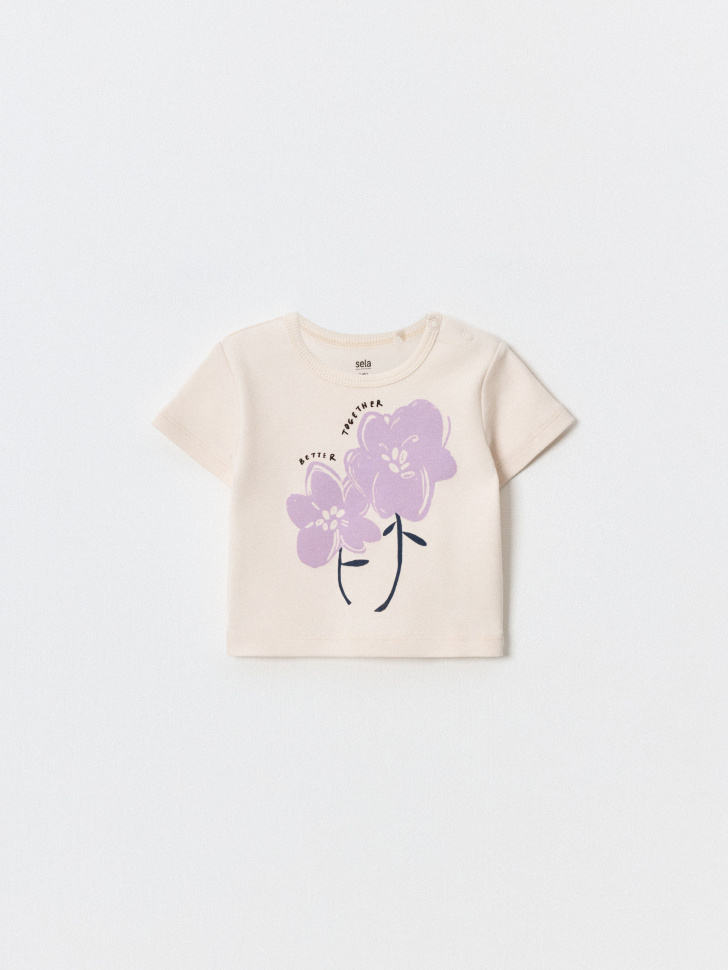 набор из 2 футболок для малышей по цене 399 руб вид справа