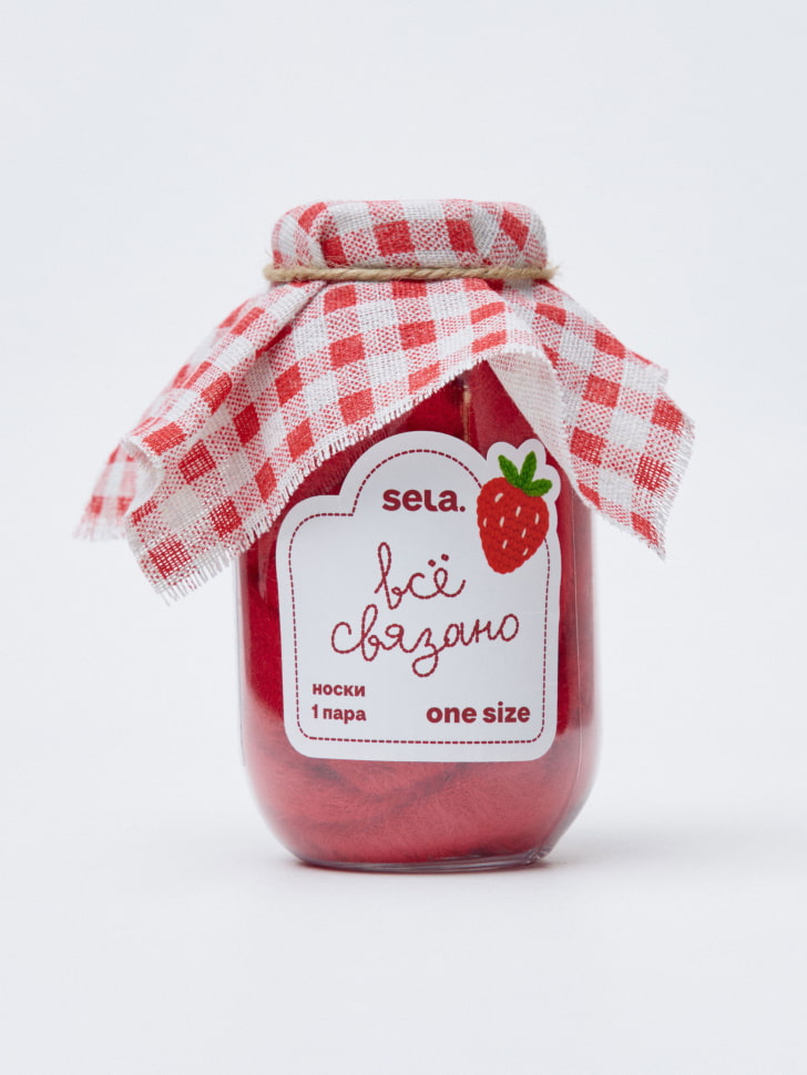 пушистые новогодние носки в упаковке 4610517462701 фотография