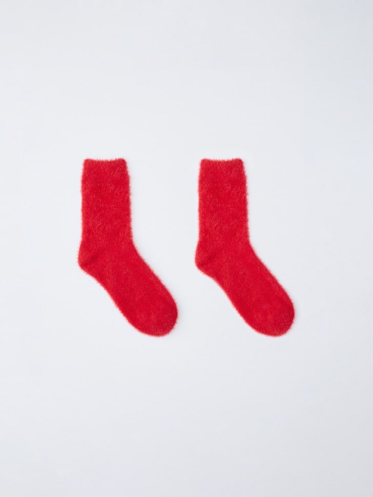 пушистые новогодние носки в упаковке 4610517462701 по акции