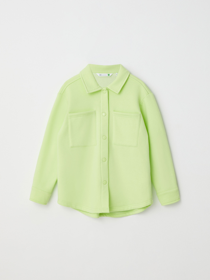 Трикотажная рубашка для девочек (зеленый, 128/ 8-9 YEARS) от Sela