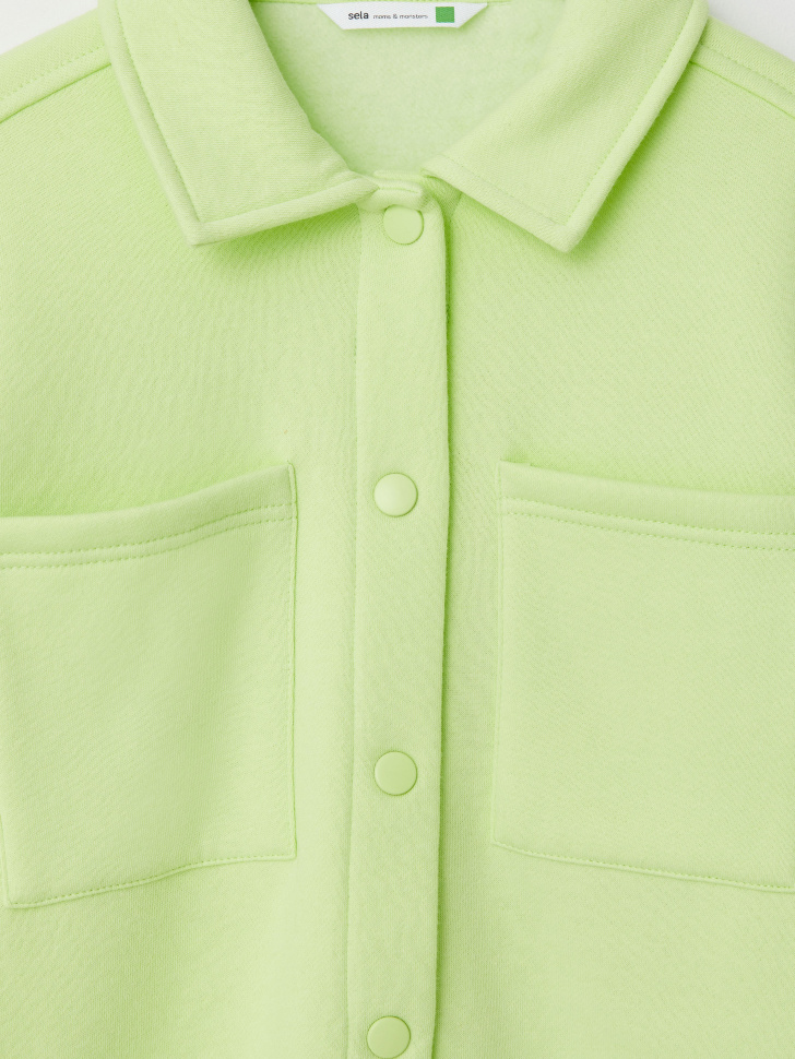 Трикотажная рубашка для девочек (зеленый, 152/ 12-13 YEARS) от Sela