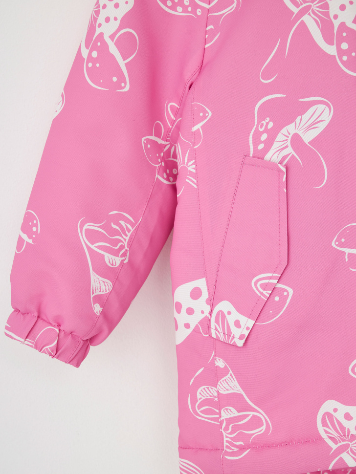 Демисезонная куртка для девочек (розовый, 98) sela 4680168348419 - фото 7
