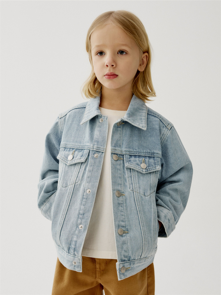 

Джинсовая куртка оверсайз детская, SL6804061120