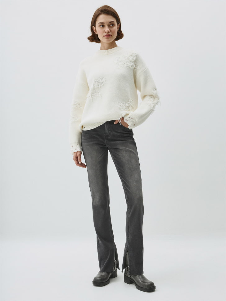 Джинсы 426 SLIM FIT с разрезами