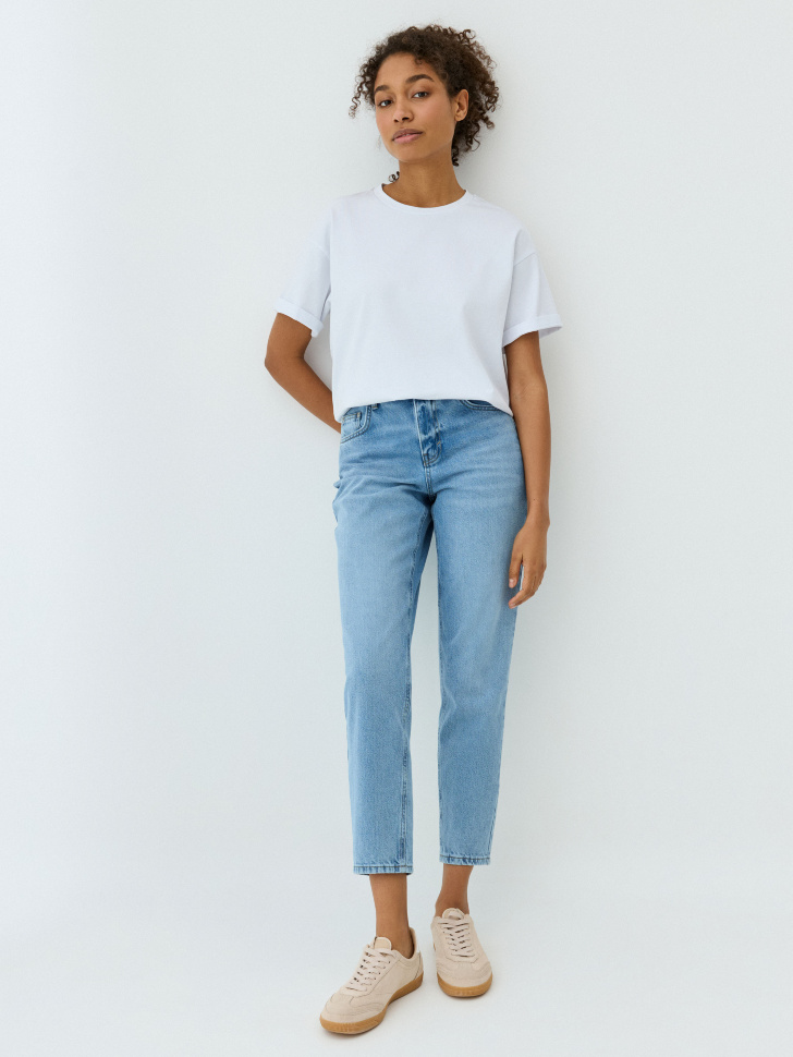 Джинсы 404 MOM FIT из органического хлопка. Фото №7