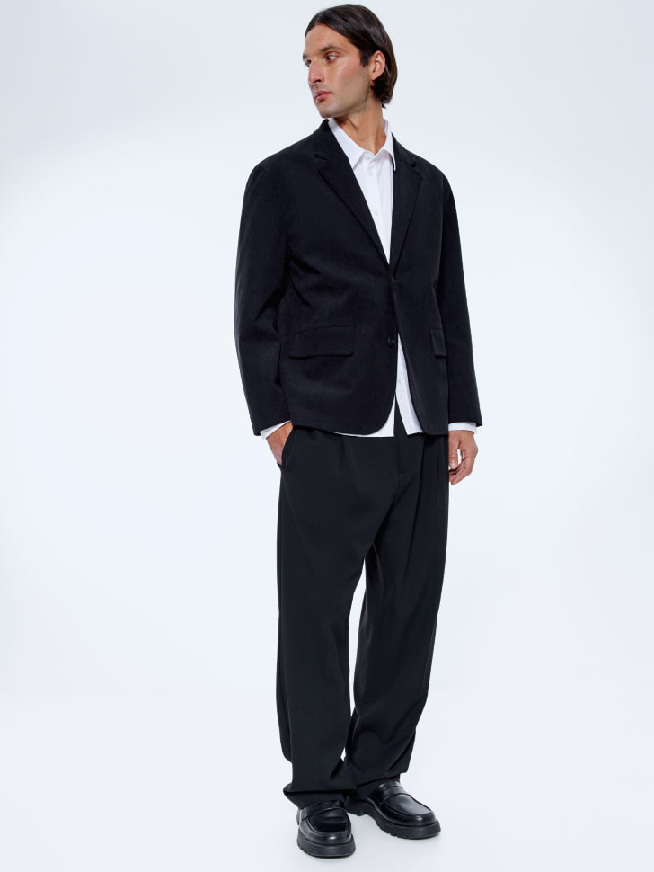 вельветовый пиджак прямого кроя 4680798704845 по акции