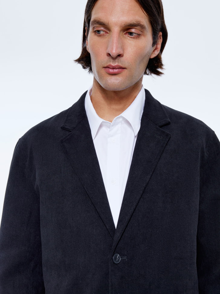 вельветовый пиджак прямого кроя 4680798704845 купить с доставкой